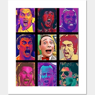 Action Scream Peewee Pop Art Posters and Art